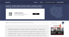 Desktop Screenshot of kapele.pl